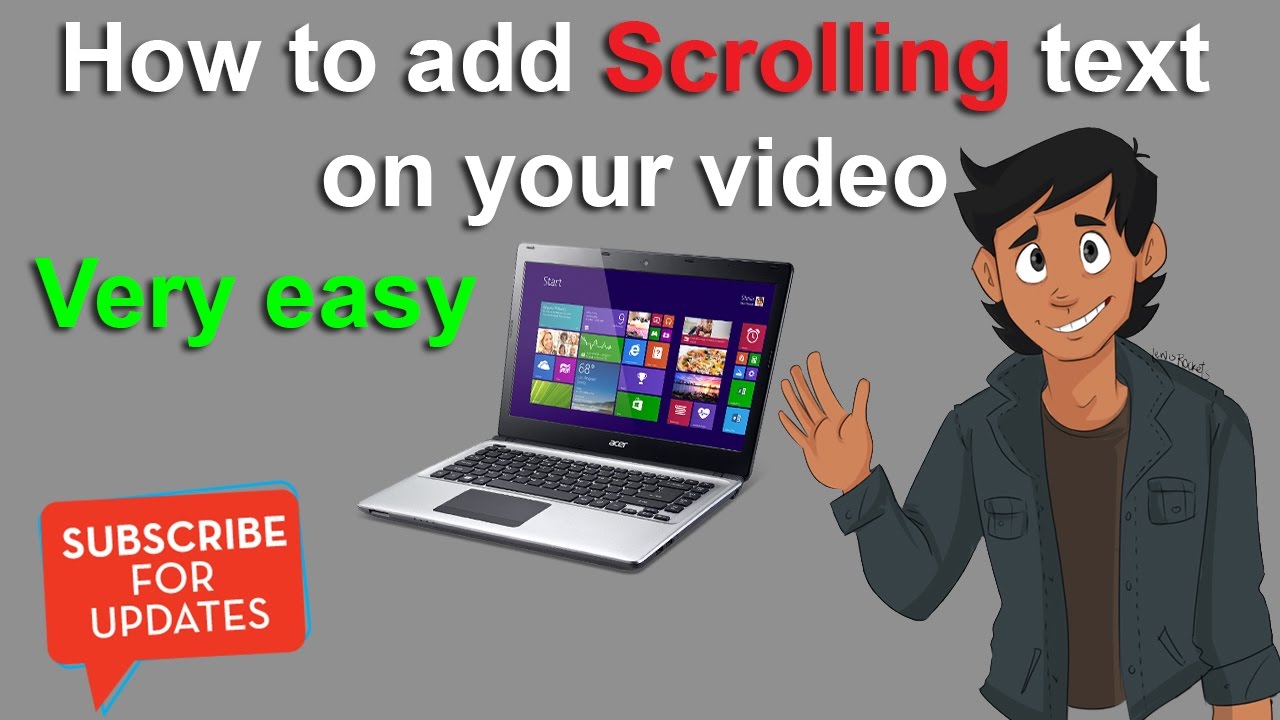scrolling text software for pc